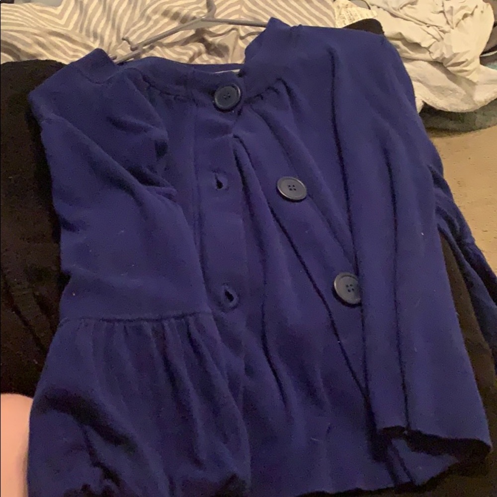 Adorable plus sweater cover up top